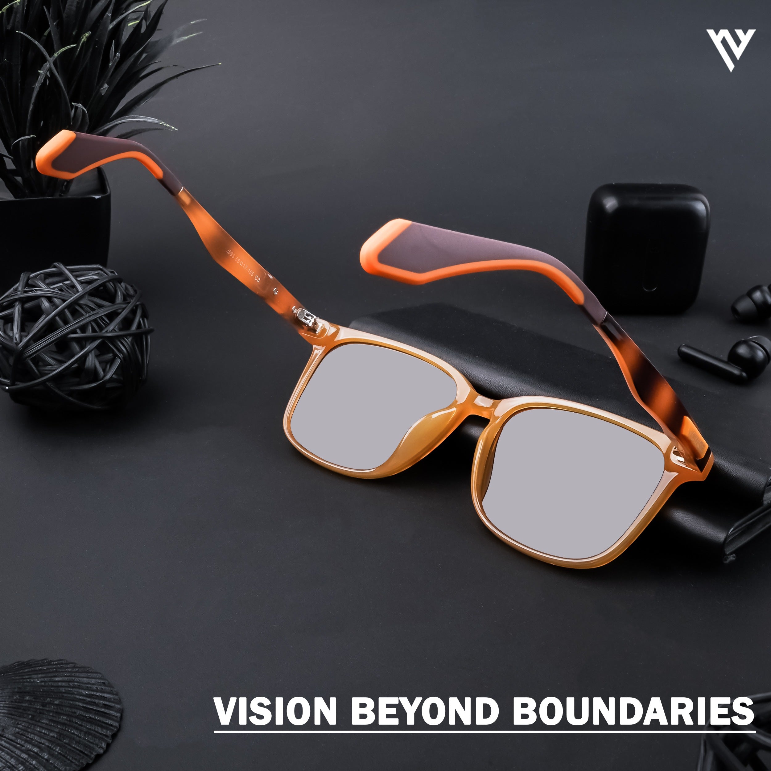 Voyage Exclusive Brown Polarized Wayfarer Sunglasses for Men & Women (893PMG4462)