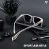 Active Transparent Polarized Wayfarer Sunglasses - PMG4476