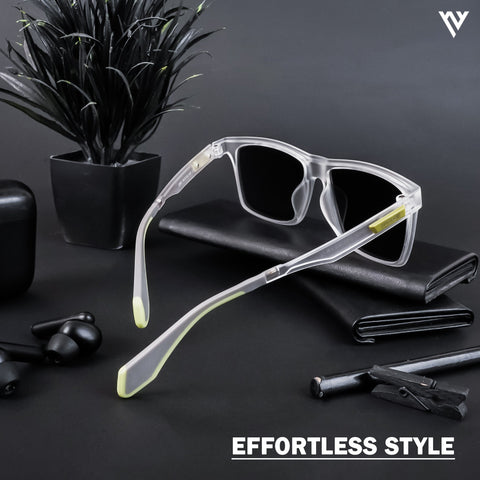 Active Transparent Polarized Wayfarer Sunglasses - PMG4476