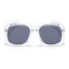Wayfarer Polarized Sunglasses (Black Lens | Transparent Frame - PMG4988)