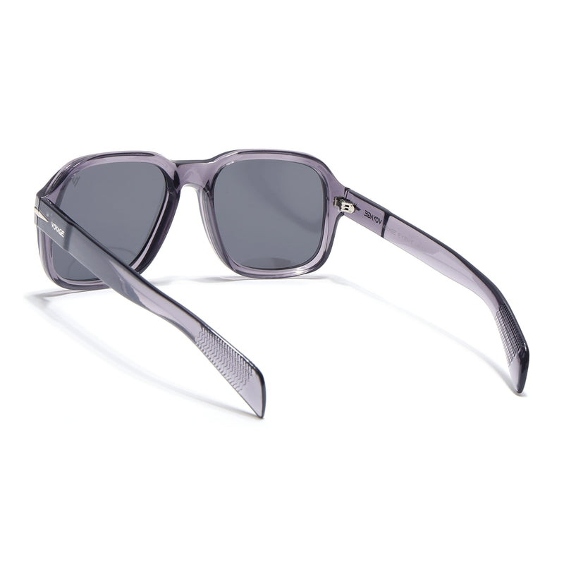 Wayfarer Polarized Sunglasses (Black Lens | Purple Frame - PMG4990)