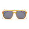 Wayfarer Polarized Sunglasses (Black Lens | Orange Frame - PMG5000)