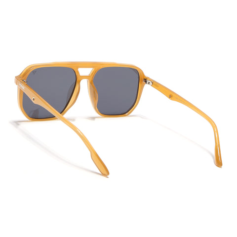 Wayfarer Polarized Sunglasses (Black Lens | Orange Frame - PMG5000)