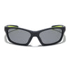 Wrap Around Polarized Sunglasses for Kids -6 yrs To 12 yrs (Black Lens | Black Frame - PMG5891)