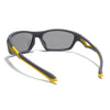 Wrap Around Polarized Sunglasses for Kids -6 yrs To 12 yrs (Black Lens | Grey Frame - PMG5892)