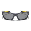Wrap Around Polarized Sunglasses for Kids -6 yrs To 12 yrs (Black Lens | Grey Frame - PMG5892)