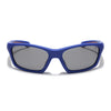 Wrap Around Polarized Sunglasses for Kids -6 yrs To 12 yrs (Black Lens | Blue Frame - PMG5893)