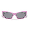 Wrap Around Polarized Sunglasses for Kids -6 yrs To 12 yrs (Black Lens | Pink Frame - PMG5894)