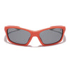 Wrap Around Polarized Sunglasses for Kids -6 yrs To 12 yrs (Black Lens | Orange Frame - PMG5895)