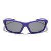 Wrap Around Polarized Sunglasses for Kids -6 yrs To 12 yrs (Black Lens | Purple Frame - PMG5896)