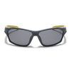 Wrap Around Polarized Sunglasses for Kids -6 yrs To 12 yrs (Black Lens | Grey Frame - PMG5898)