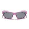 Wrap Around Polarized Sunglasses for Kids -6 yrs To 12 yrs (Black Lens | Pink Frame - PMG5900)