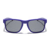 Rectangle Polarized Sunglasses for Kids -6 yrs To 12 yrs (Black Lens | Purple Frame - PMG5923)