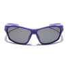Wrap Around Polarized Sunglasses for Kids -6 yrs To 12 yrs (Black Lens | Purple Frame - PMG5902)
