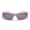 Wrap Around Polarized Sunglasses for Kids -6 yrs To 12 yrs (Black Lens | Pink Frame - PMG5906)