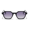 Prizm | Black Hexagonal Polarized Sunglasses | Grey & Clear Lens - PMG7283