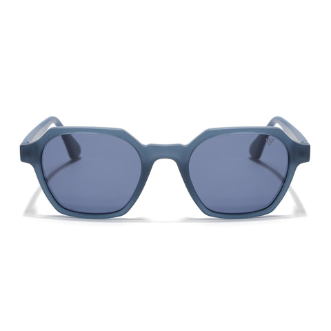 Prizm | Blue Hexagonal Polarized Sunglasses | Grey Lens - PMG7285