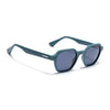 Prizm | Matt Teal Hexagonal Polarized Sunglasses | Grey Lens - PMG7286