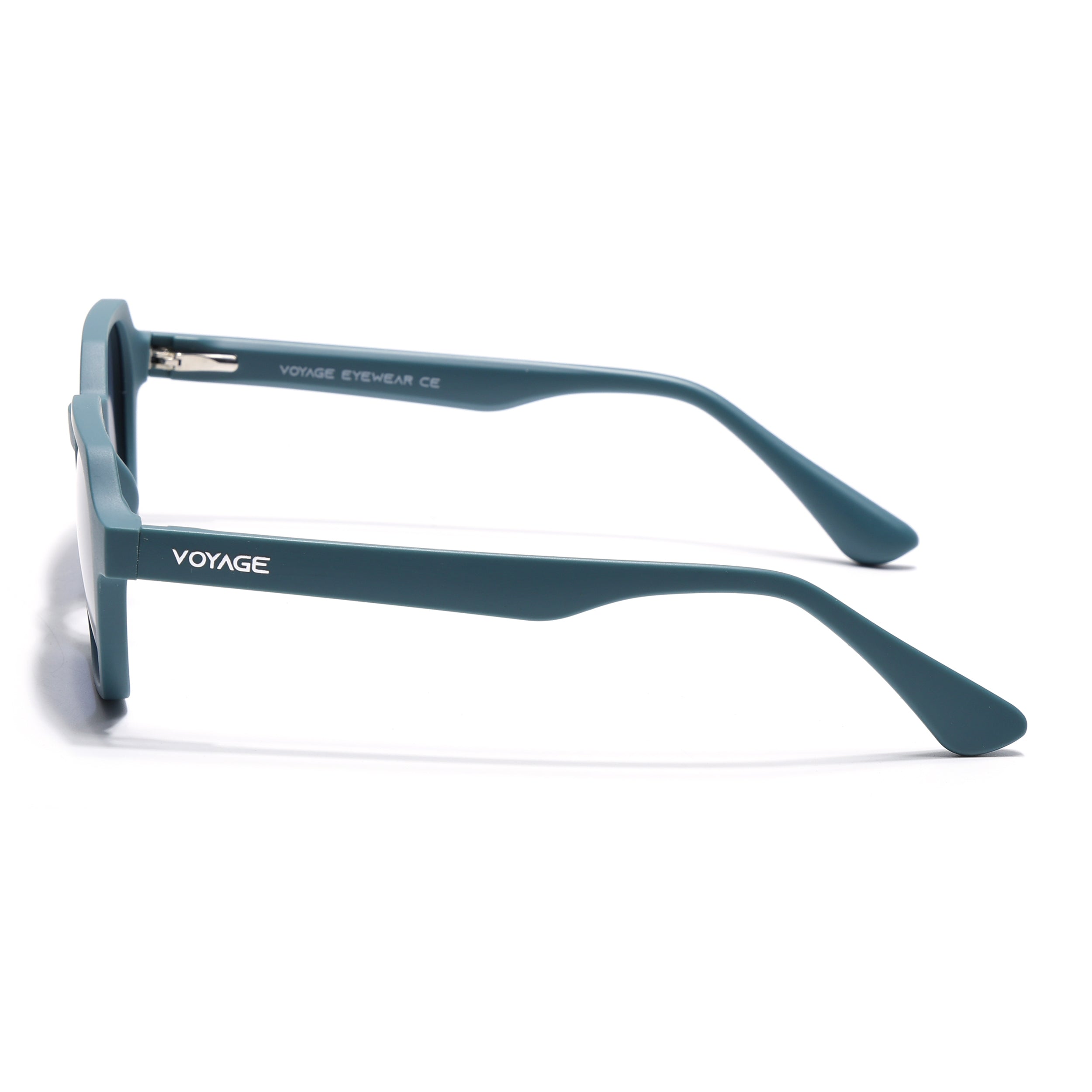 Prizm | Matt Teal Hexagonal Polarized Sunglasses | Grey Lens - PMG7286