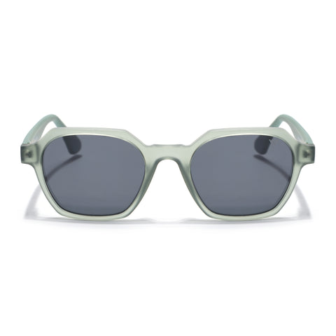Prizm | Green Hexagonal Polarized Sunglasses | Black Lens - PMG7287
