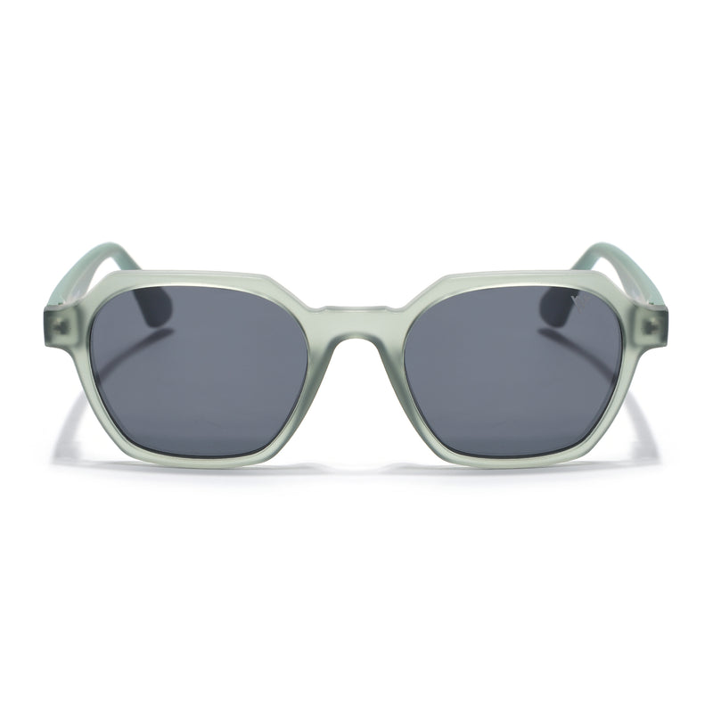 Prizm | Green Hexagonal Polarized Sunglasses | Black Lens - PMG7287