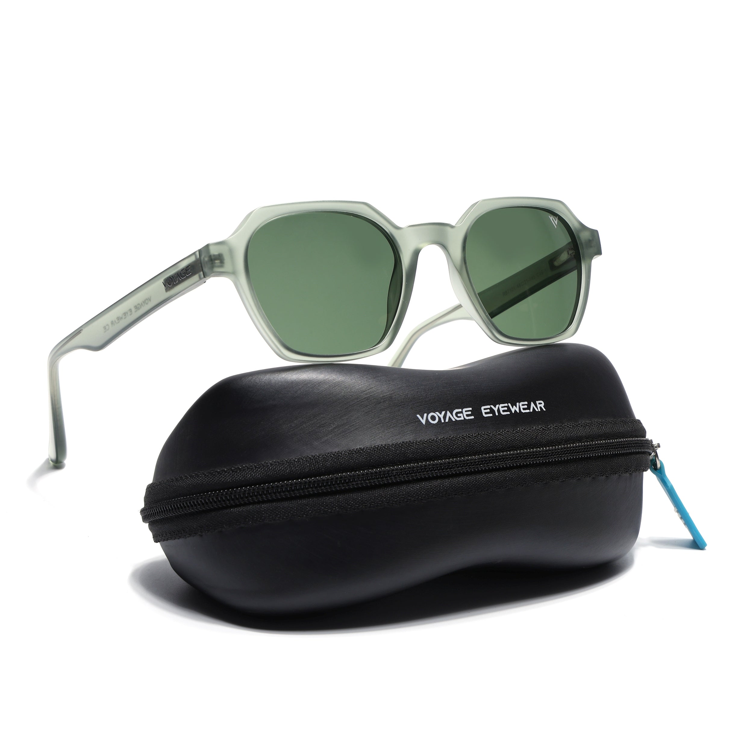 Prizm | Green Hexagonal Polarized Sunglasses | Green Lens - PMG7288