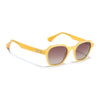 Prizm | Sun Yellow Hexagonal Polarized Sunglasses | Brown & Clear Lens - PMG7289