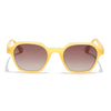 Prizm | Sun Yellow Hexagonal Polarized Sunglasses | Brown & Clear Lens - PMG7289