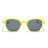 Prizm | Neon Yellow  Hexagonal Polarized Sunglasses | Black Lens - PMG7290