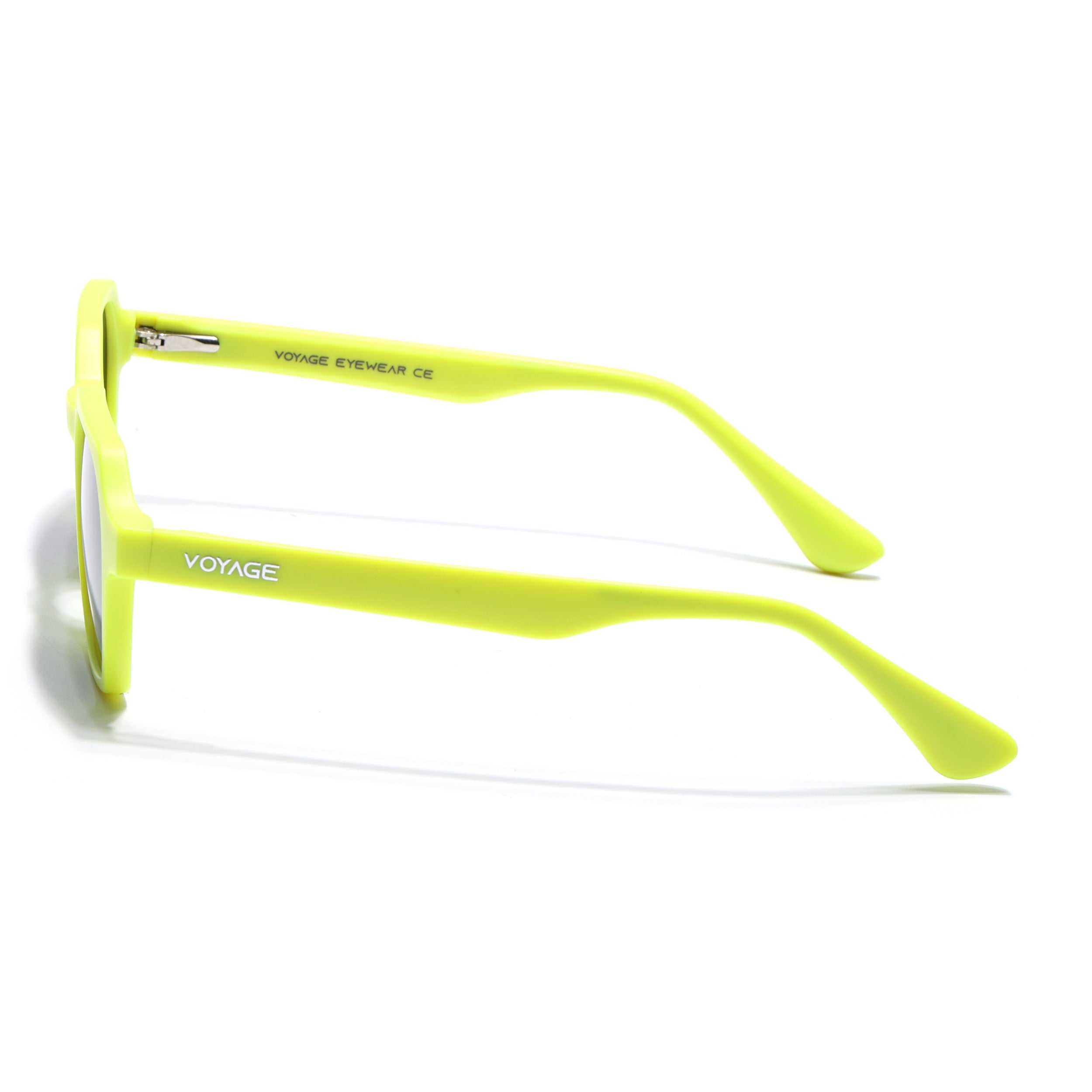 Prizm | Neon Yellow  Hexagonal Polarized Sunglasses | Black Lens - PMG7290