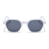 Prizm | White Hexagonal Polarized Sunglasses | Black Lens - PMG7291