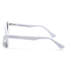 Prizm | White Hexagonal Polarized Sunglasses | Black Lens - PMG7291