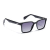 Prizm | Black Square Polarized Sunglasses | Grey & Clear Lens - PMG7292