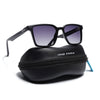 Prizm | Black Square Polarized Sunglasses | Grey & Clear Lens - PMG7292