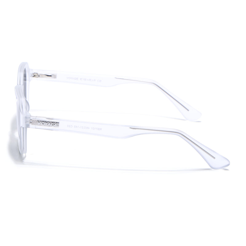 Prizm | Transparent Hexagonal Polarized Sunglasses | Black Lens - PMG7284