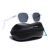 Prizm | Transparent Hexagonal Polarized Sunglasses | Black Lens - PMG7284