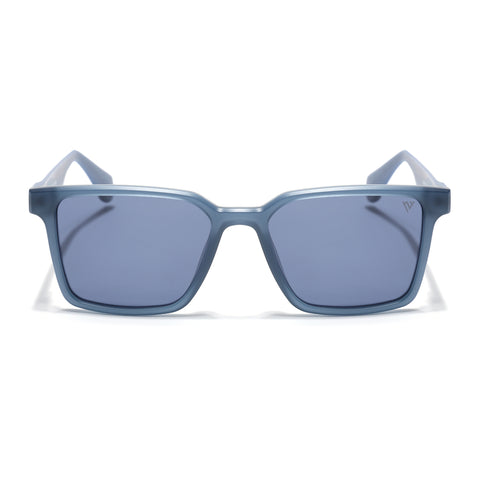 Prizm | Blue Square Polarized Sunglasses | Grey Lens - PMG7294