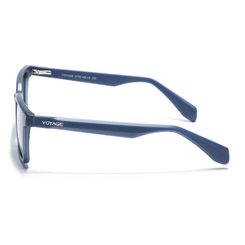 Prizm | Blue Square Polarized Sunglasses | Grey Lens - PMG7294
