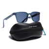 Prizm | Blue Square Polarized Sunglasses | Grey Lens - PMG7294