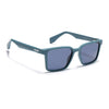 Prizm | Matt Teal Square Polarized Sunglasses | Grey Lens - PMG7295