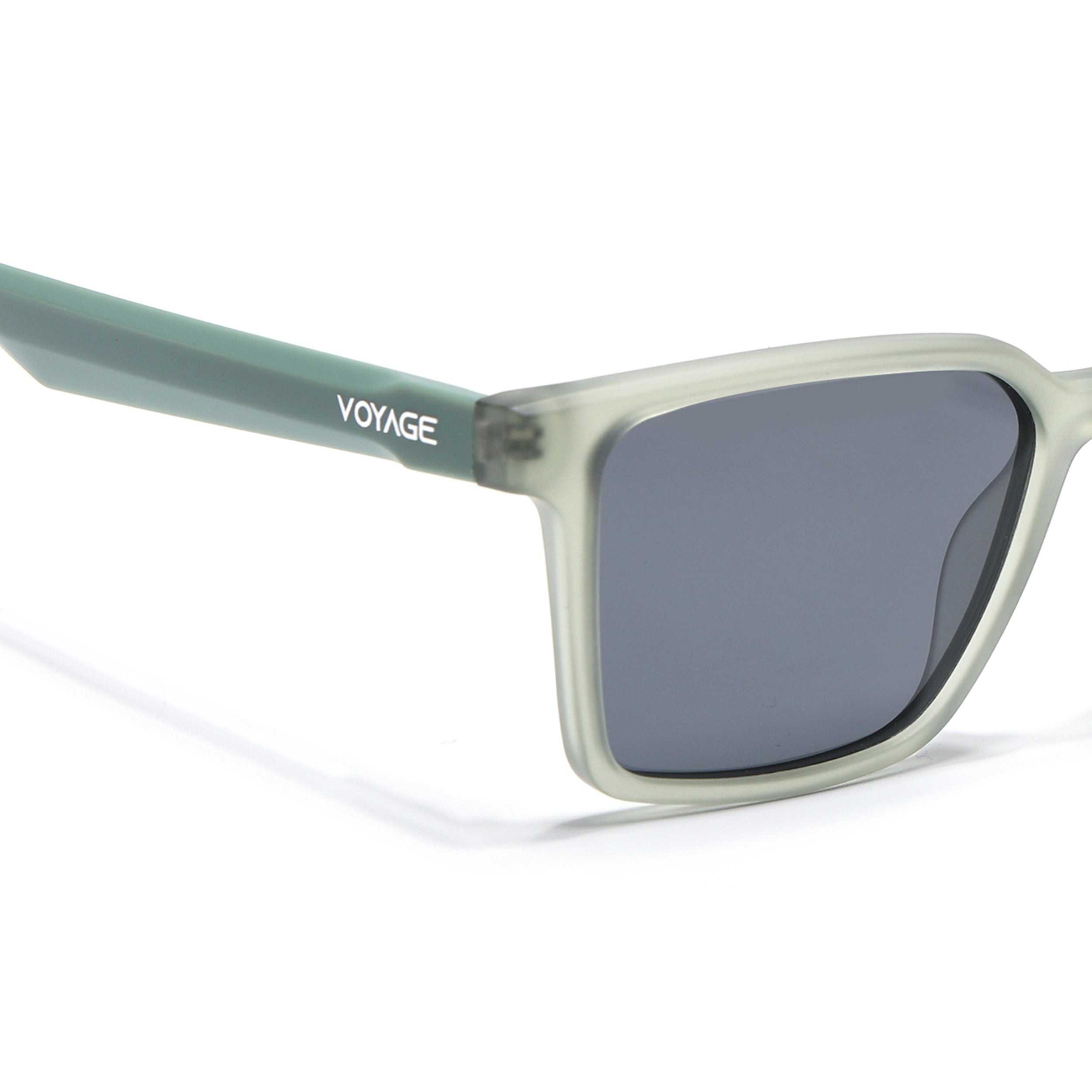 Prizm | Green Square Polarized Sunglasses | Black Lens - PMG7296