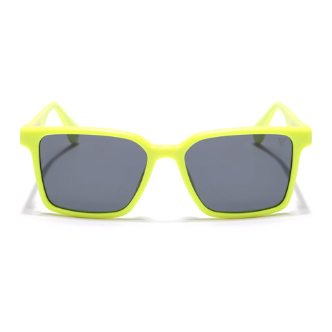 Prizm | Yellow Square Polarized Sunglasses | Black Lens - PMG7299
