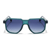 Prizm | Sea Green Hexagonal Polarized Sunglasses | Blue & Clear Lens - PMG6713
