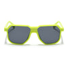 Prizm | Neon Yellow Hexagonal Polarized Sunglasses | Black Lens - PMG6715
