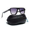 Prizm | Black Wayfarer Polarized Sunglasses | Grey & Clear Lens - PMG7274