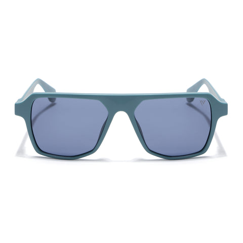 Prizm | Matt Teal  Wayfarer Polarized Sunglasses  | Grey Lens - PMG7277