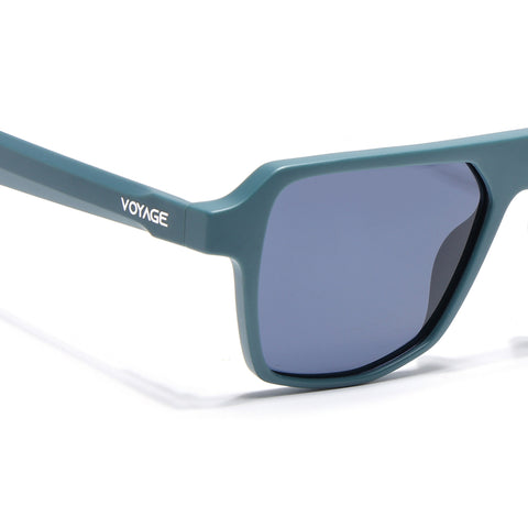 Prizm | Matt Teal  Wayfarer Polarized Sunglasses  | Grey Lens - PMG7277