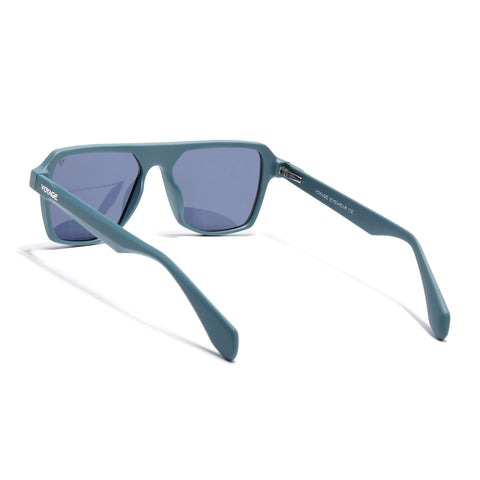 Prizm | Matt Teal  Wayfarer Polarized Sunglasses  | Grey Lens - PMG7277