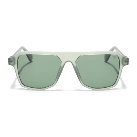 Prizm | Green Wayfarer Polarized Sunglasses | Green Lens - PMG7279