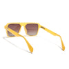 Prizm | Sun Yellow Wayfarer Polarized Sunglasses | Brown & Clear Lens - PMG7280